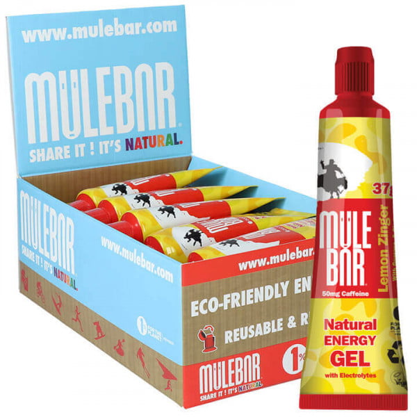 MULEBAR Kicks Lemon Zinger Energy Gel 24 p./Box MULEBAR Kicks Lemon Zinger Energy Gel 24 p./Box