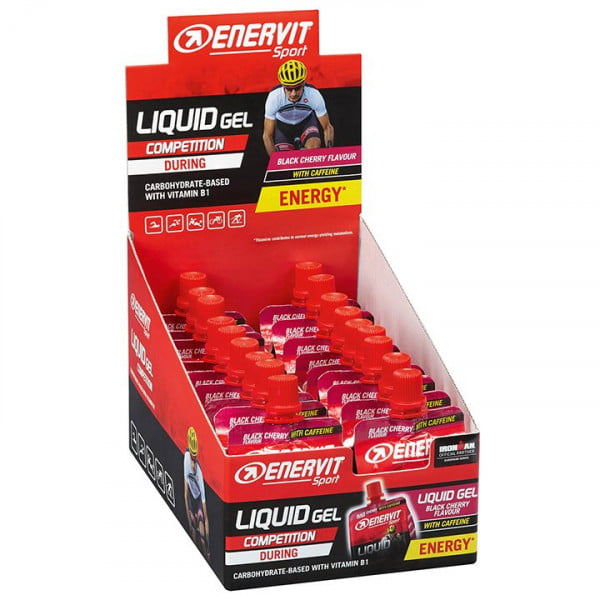 Sport Liquid Gel Competition Black Cherry with Caffeine 18 zakjes/doos Sport Liquid Gel Competition Black Cherry with Caffeine 18 zakjes/doos