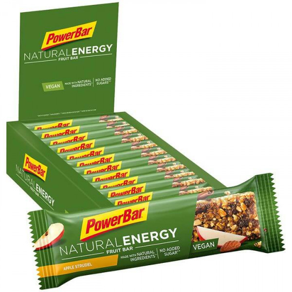 Natural Energy Fruit reep Apple Strudel 24 stuks/doos Natural Energy Fruit reep Apple Strudel 24 stuks/doos